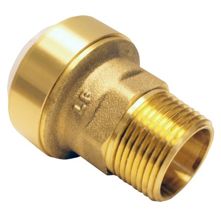 Tectite By Apollo 3/4 in. Brass Push-To-Connect PVC IPS x 3/4 in. Male Pipe Thread Adapter FSBIPSMA34